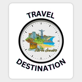 Travel to Rio de janeiro Sticker